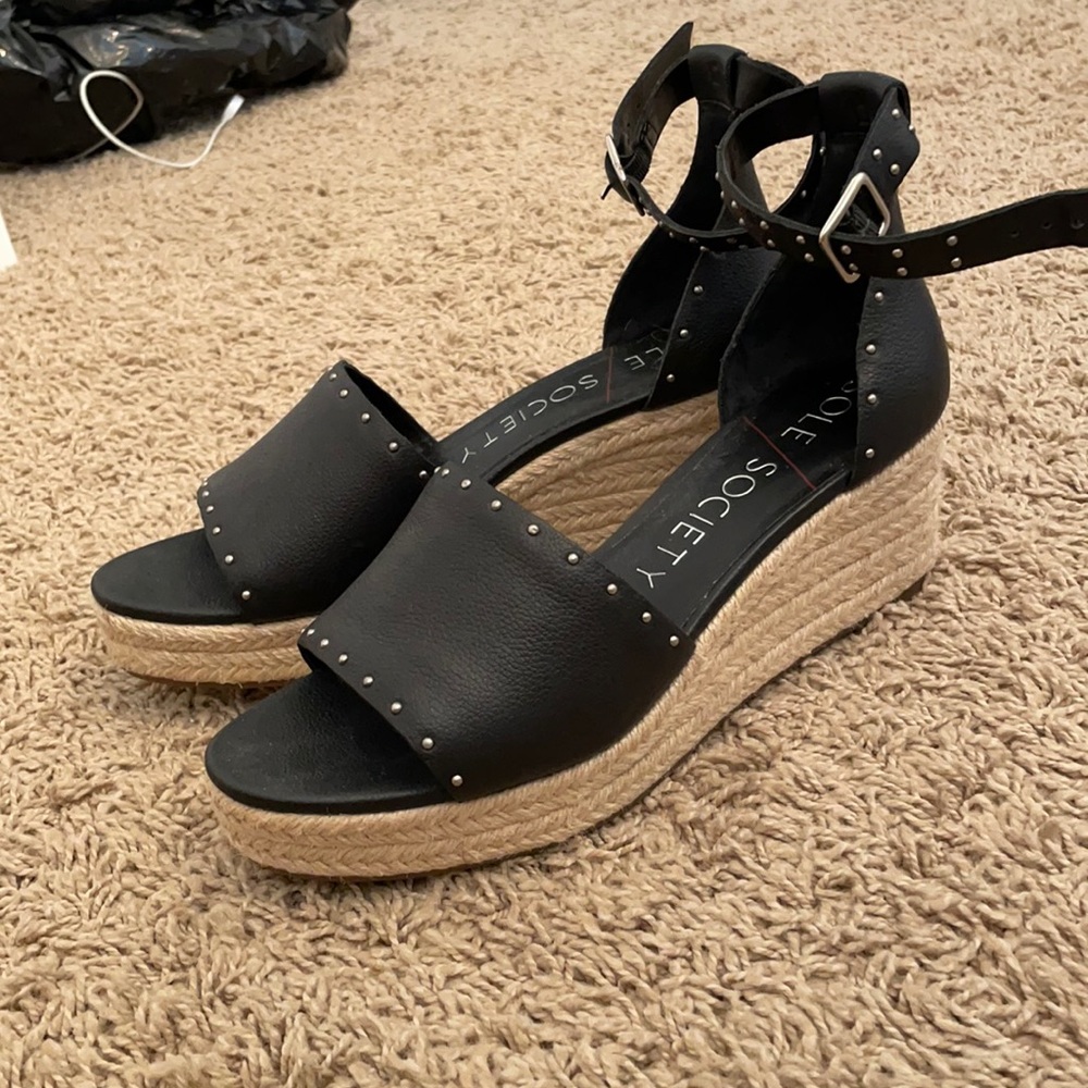 Black sole society wedges